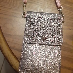 Sparkle Crossbody Wallet Phone Purse